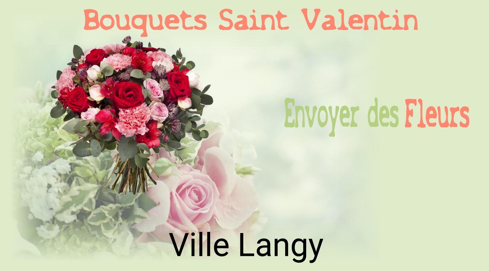 Roses de Saint-Valentin livrées à Ville-Langy